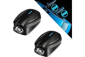 DZJJHK Car Door Lights, Door Light Logo Projector Rechargeable Long Battery Life, car Door Projector Lights, high-Definition car Welcome Lights for Night use 2pcs (Logo for-Nii-ss-an)