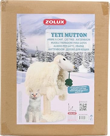 Arbre A Chat Yeti Mutton Blanc Amazon Co Uk Pet Supplies