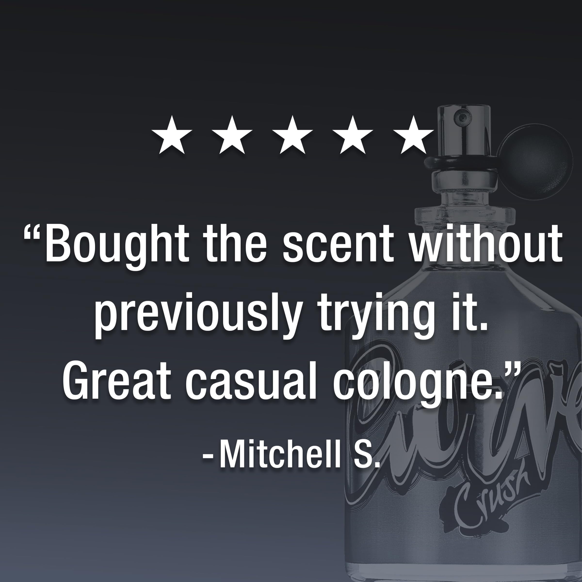 Curve Crush Cologne Spray For Men, Casual Scent For Day & Night, 4.2 oz