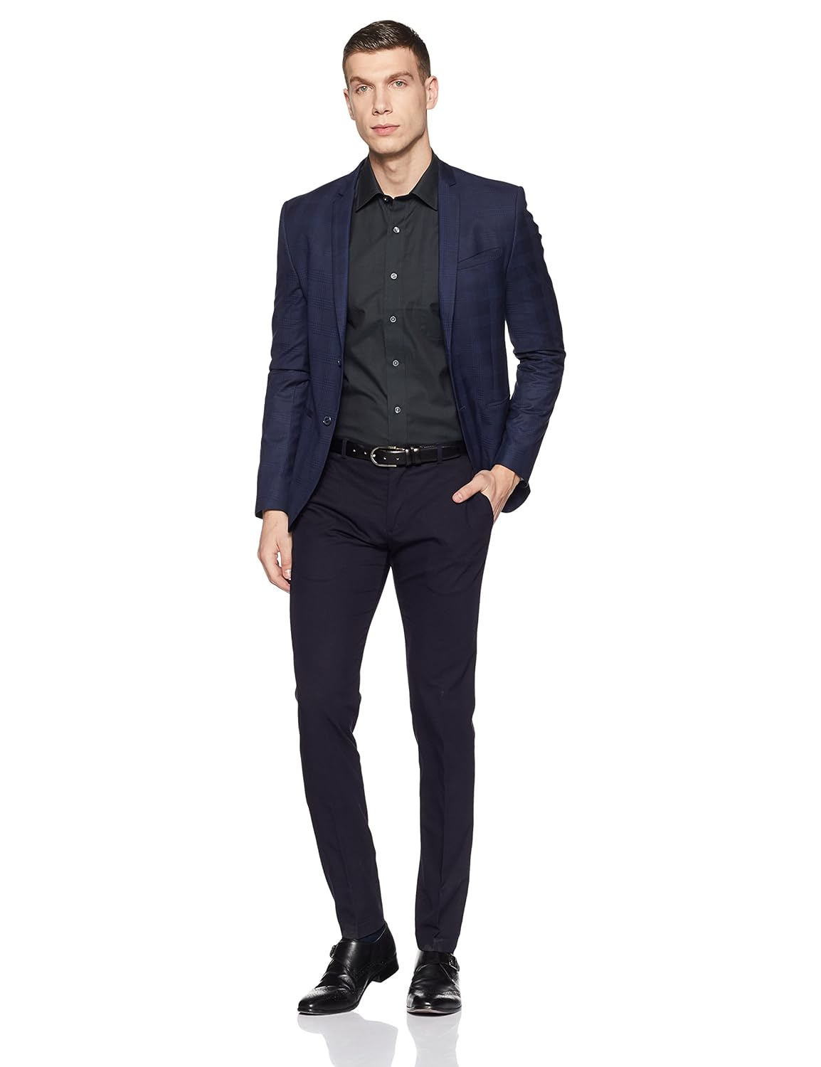 arrow men's solid regular fit formal shirt