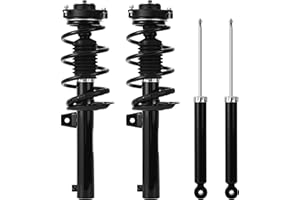 AUTOSAVER88 Front Complete Struts Rear Shocks Assembly Compatible with 2005-2018 VW Jetta