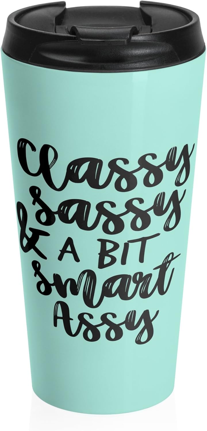 sassy travel mug