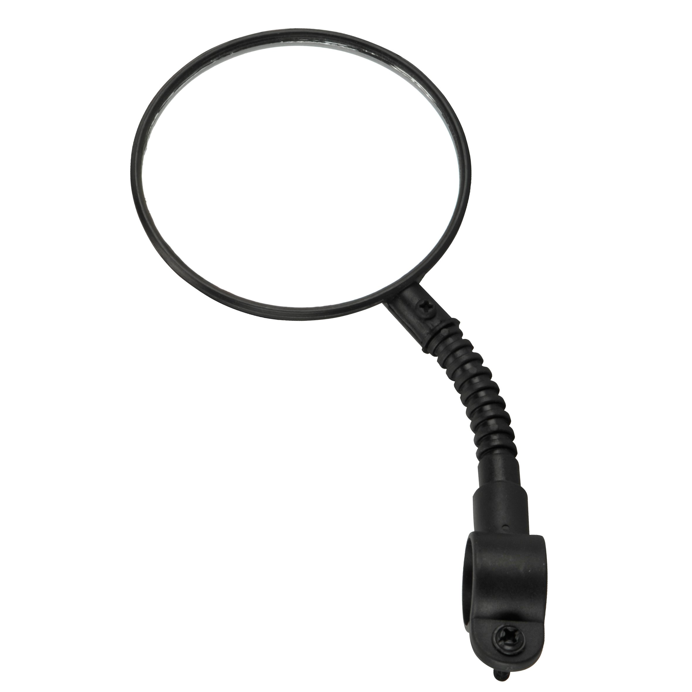 FISCHER Black Mirror with Integrated Reflector