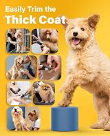 oneisall Dog Clippers 3 in 1 Grooming Kit, IPX7 Waterproof, Low Noise view 8