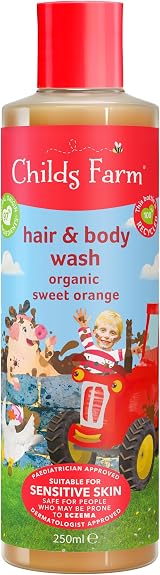 Childs Farm Kids Hair & Body Wash 250ml Organic Sweet Orange