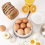 Nutri-Q Egg Cooker 7 Eggs Omelette Poacher Tray Stainless Steel 360W view 4
