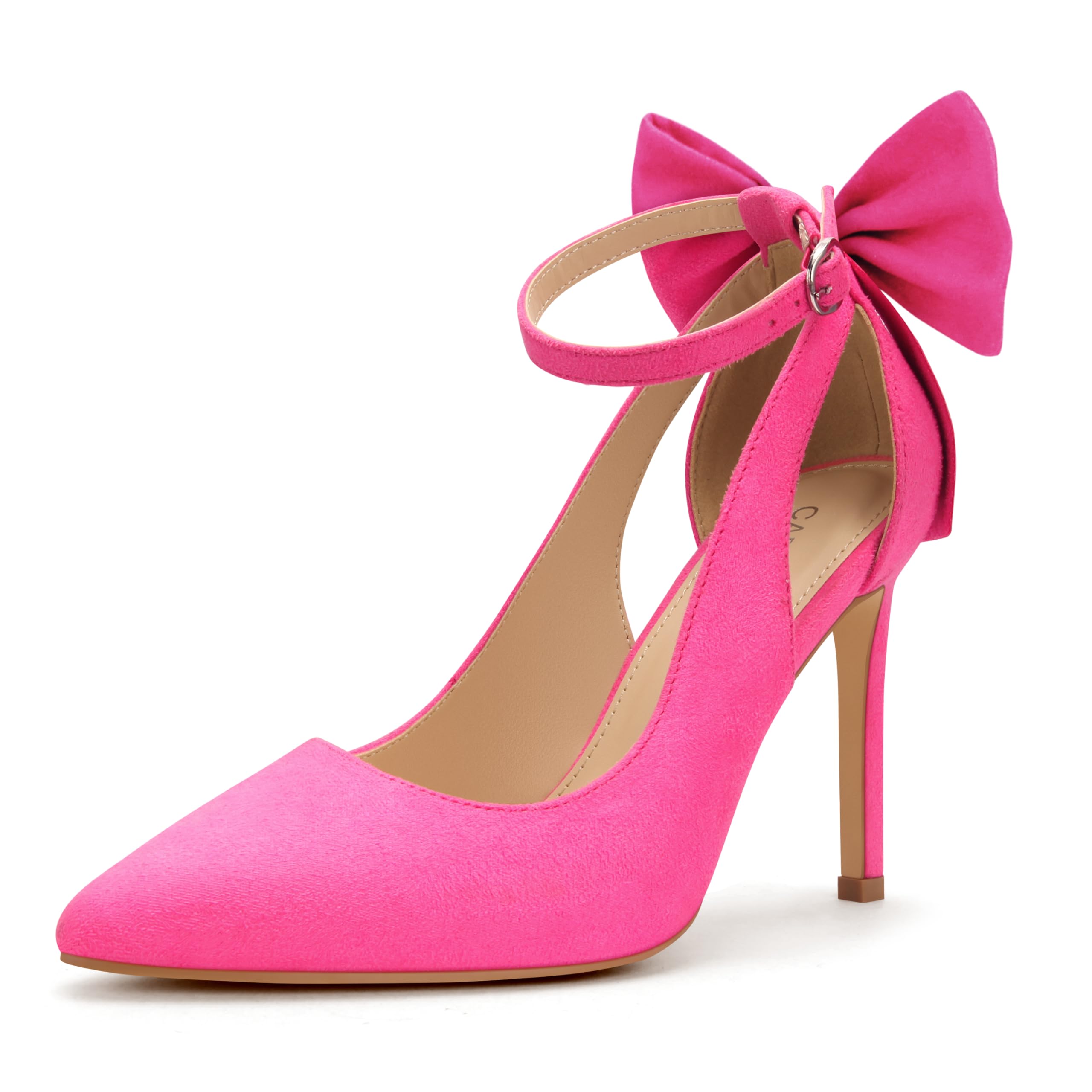 strappy pointed toe heels