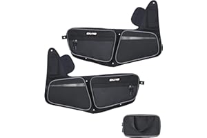Ehaho 2026 2025 2024 RZR 1000 XP Front Door Bags, Large Space UTV Storage Side Tool Bags Waterproof Scratch-Resistant Wear Resistant Zippers Compatible With 2024/2025/2026+ Polaris RZR XP 1000/4 1000