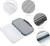 Gonex Two-Sided Waterproof Fly Box Grey Size A B C Fly Fishing Lures view 4