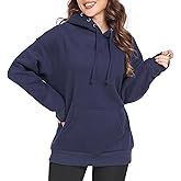 Womens Oversized Sweatshirts Fleece Long Sleeve Hoodies Pullover 2025 Fall Winter Fashion Outfits Y2K Clothes