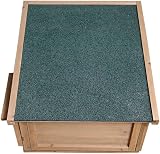 Unibos Luxury Hedgehog House Hedgehog Feeding Station Hibernation Shelter view 7