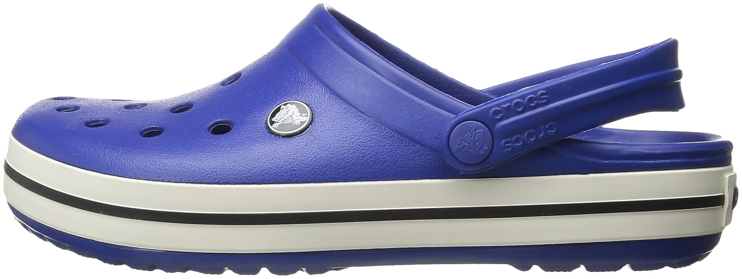crocs unisex crocband cerulean blue oyster clogs mules