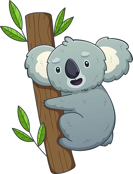 Amazon 可愛い シンプル クラシック コアラ クマ 絵文字 ビニールステッカー 8 Tall ステッカー デカール 車 バイク