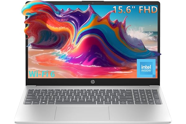 HP Pavilion 15.6 Laptop Computer for Daily Work & Student Home Study, Lifetime Office 365, Intel N100, 16GB RAM, 1TB SSD, Fast Charging, Long Battery Life, Windows 11 Home, Type-C to RJ-45 Cable