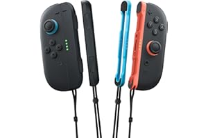 Mumba Wrist Straps Compatible with Nintendo Switch 2 Mouse Mode, 2 Pairs Magnetic Wrist Straps for Joy Con Controller,Switch 2 Replacement Parts Accessories,Improved sensitive SR/SL Buttons