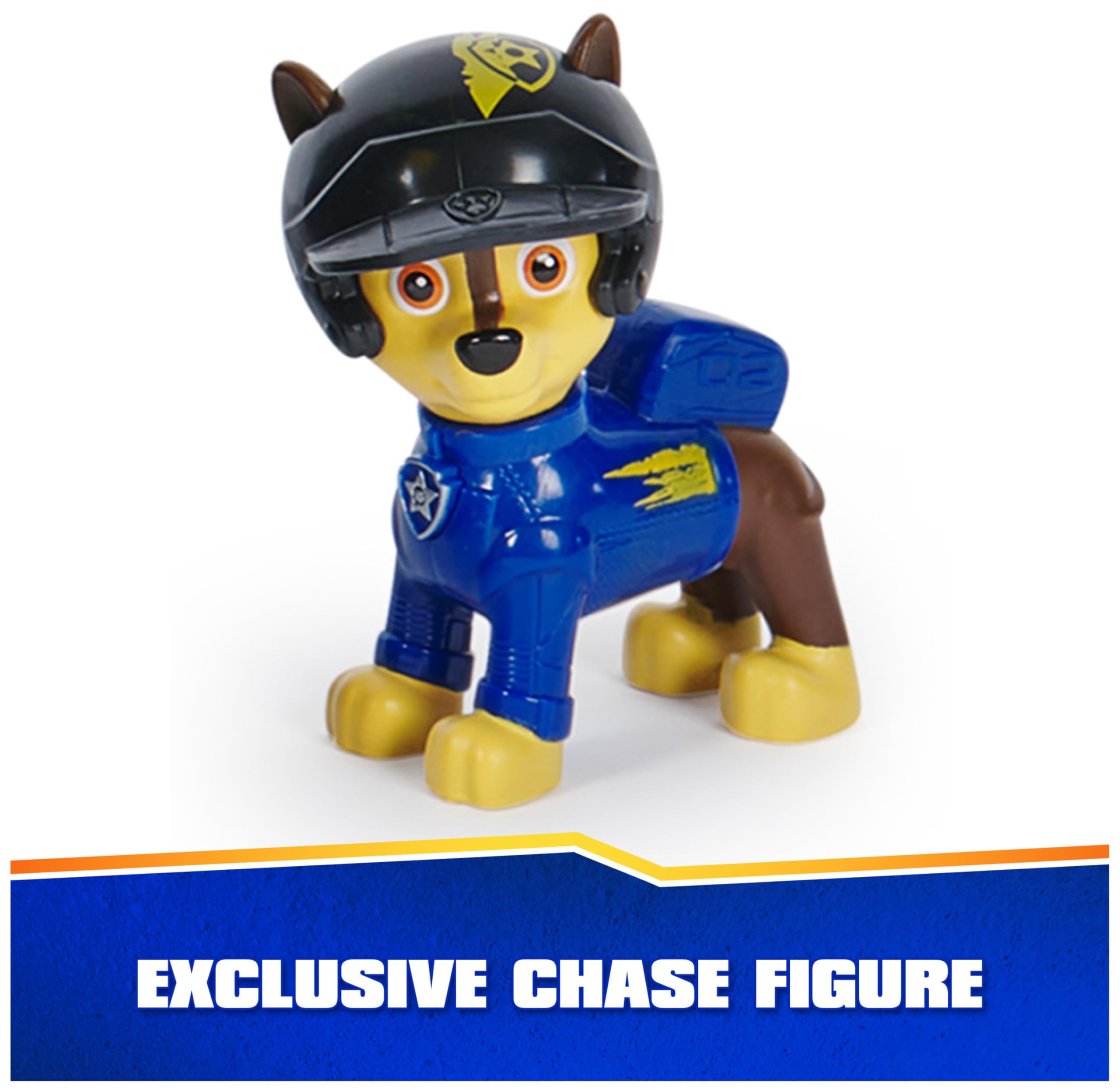 Paw Patrol: Rescue Wheels Chase’s Power Haulin’ Cruiser, Toy Truck with Launcher, Motorized Winch, Lights & Sounds, Kids Toys for Boys & Girls Ages 3+