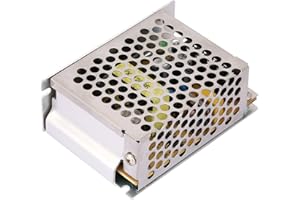 12V 5A 60W Regulated Switching Power Supply, Universal AC/DC Adapter 100-240V for LED Strip Lights, CCTV Cameras, Electronics