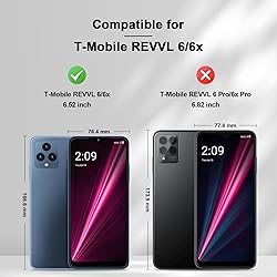 Jasonyu Flip Wallet Case for T-Mobile Revvl 6/6X