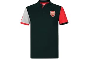 ARSENAL F.C. Arsenal Football Club Official Soccer Gift Mens Crest Polo Shirt