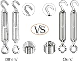 CHRORINE 5 Pcs Turnbuckle Wire Tensioner M5 Stainless Steel Rope Cable view 5