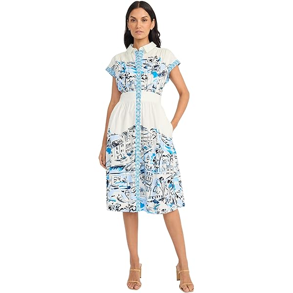 maggy london women's embroidered midi dress Maggy London Embroidered Halter Midi Dress – Trendy Twist Boutique main image 1