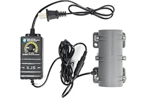 MEFAPE 3800RPM Electric Motor, Vibration Motor, DC 12V Vibrating Motor 10W Carbon Brush Motor, Adjustable Power Supply for Electric Massage Chair Bed Industry Sieve Shaker Vibrators