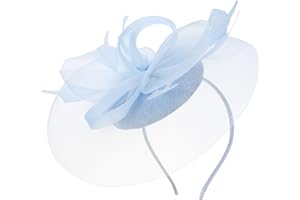 Beaupretty Wedding Fascinator Hat Mesh Headband Lightweight Bridal Headpiece for Tea Party Women Hair Accessories