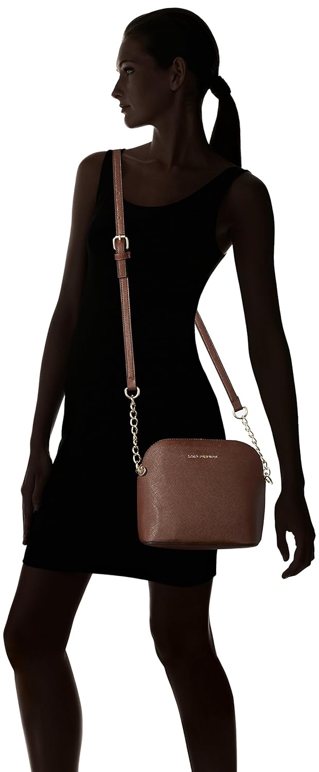 lino perros women's sling bag (brown)