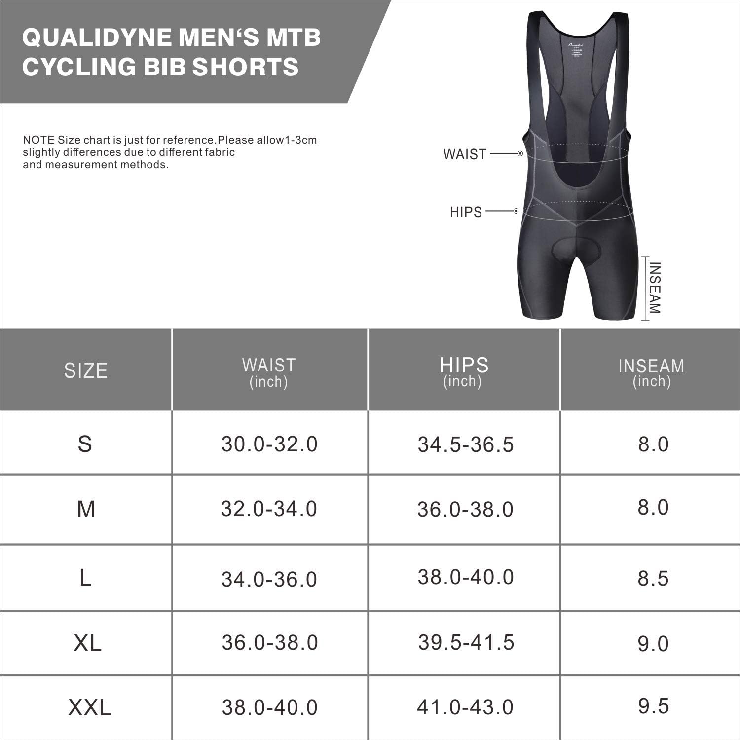 Przewalski Men’s 3D Padded Cycling Bike Bib Shorts, Excellent Performance and Better Fit: Clothing