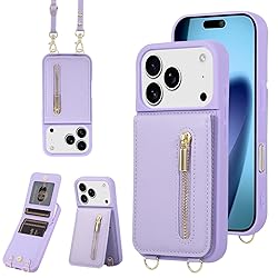 Jcxtrombulous Crossbody Wallet Case for iPhone 17