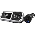 Scosche BTFMSR BTFREQ Universal Bluetooth Hands-Free Car Kit with Digital FM Transmitter and 10-Watt USB Car Charger