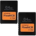 jujinglobal 2pcs 64MB Free Memory Card Boot Free Mcboot for PS2, Plug and Play with opl 2024 Version