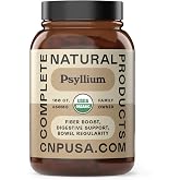 CNP | Organic Psyllium Husk Capsules 660mg - Fiber Caps, Colon Cleanse Aid | Organic Psyllium Husk Capsules | 660mg Fiber Caps &amp; Colon Cleanse | Digestive Support - Vegetarian, Gluten-Free Daily Fiber
