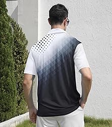uideazone Mens Polo Shirt Slim Fit Golf Shirts