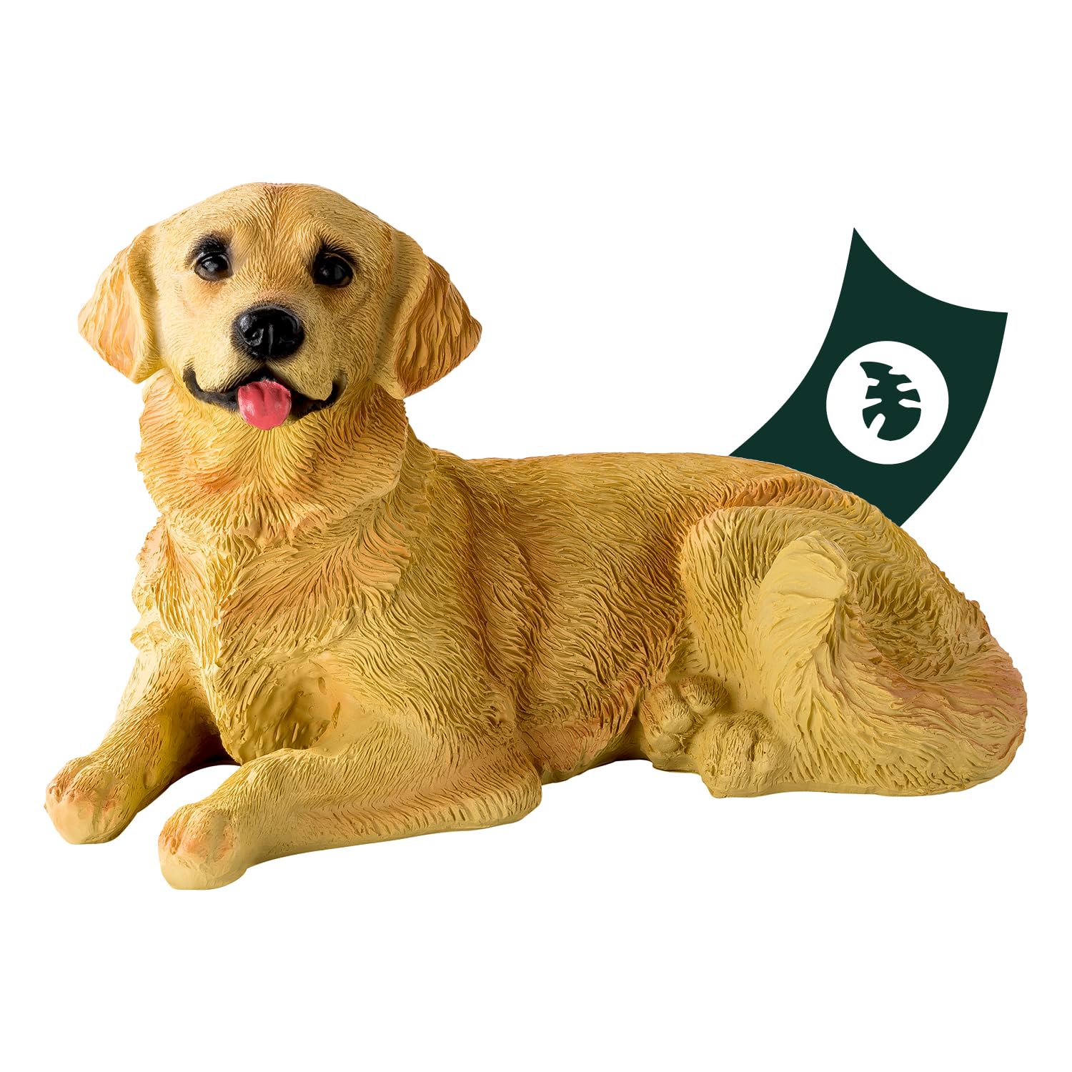 1PLUS Polyresin statue dog, Golden Retriever, hand-painted, animal garden statues, decorative resin ornaments