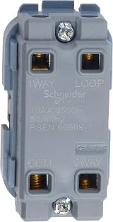 Schneider Electric Lisse Weatherproof 1G 2 Way Switch Module 10AX IP66 LWP1612M view 4