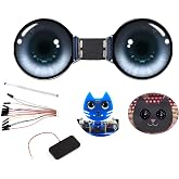 ESP32-S3 1.28inch Double Eye Round LCD AIoT Development Board, Dual 1.28inch IPS Displays, Dual-Core 240MHz Processor, Supports Wi-Fi &amp; Bluetooth 5 &amp; AI Speech Interaction, Onboard DIY Connectors