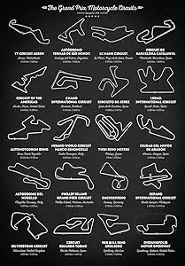 Zapista The Motogp Circuits Art Print Grand Prix Motorcycle Race Tracks Poster Motorbike Gifts Home Wall Decor Unframed 11 X 16 Posters Prints Amazon Com Zapista The Motogp Circuits Art Print Grand Prix Motorcycle Race Tracks Poster Motorbike Gifts Home Wall Decor Unframed 11 X 16 Posters Prints Amazon Com