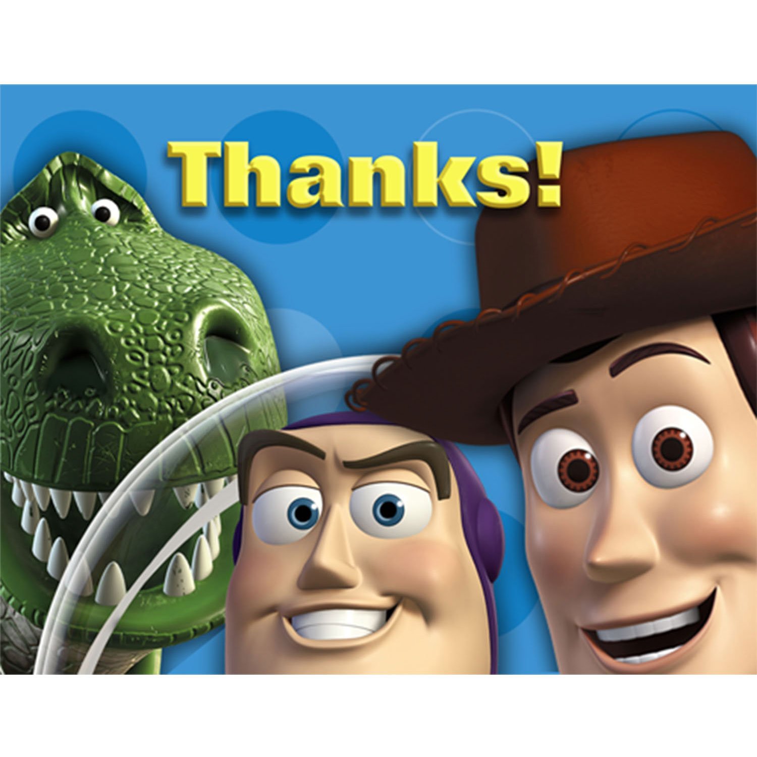 Games 8 Ct Hallmark Toy Story 3 Thank You Notes Toys Games