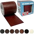 MATCH 'N PATCH Realistic Leather Repair Tape - Durable, Easy-to-Apply, Professional Grade, Versatile Use, Designed in North Carolina for Furniture Restoration & DIY - Red Brown, 2.25 inch x 15 feet