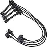 AutoPart T ST-4153 Ignition Spark Plug Wire Set, 5mm, 4 Pcs, for 1993-1997 Geo Prizm, Toyota Corolla