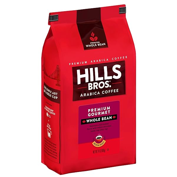 HILLS BROS. PREMIUM GOURMET WHOLE BEAN COFFEE –...