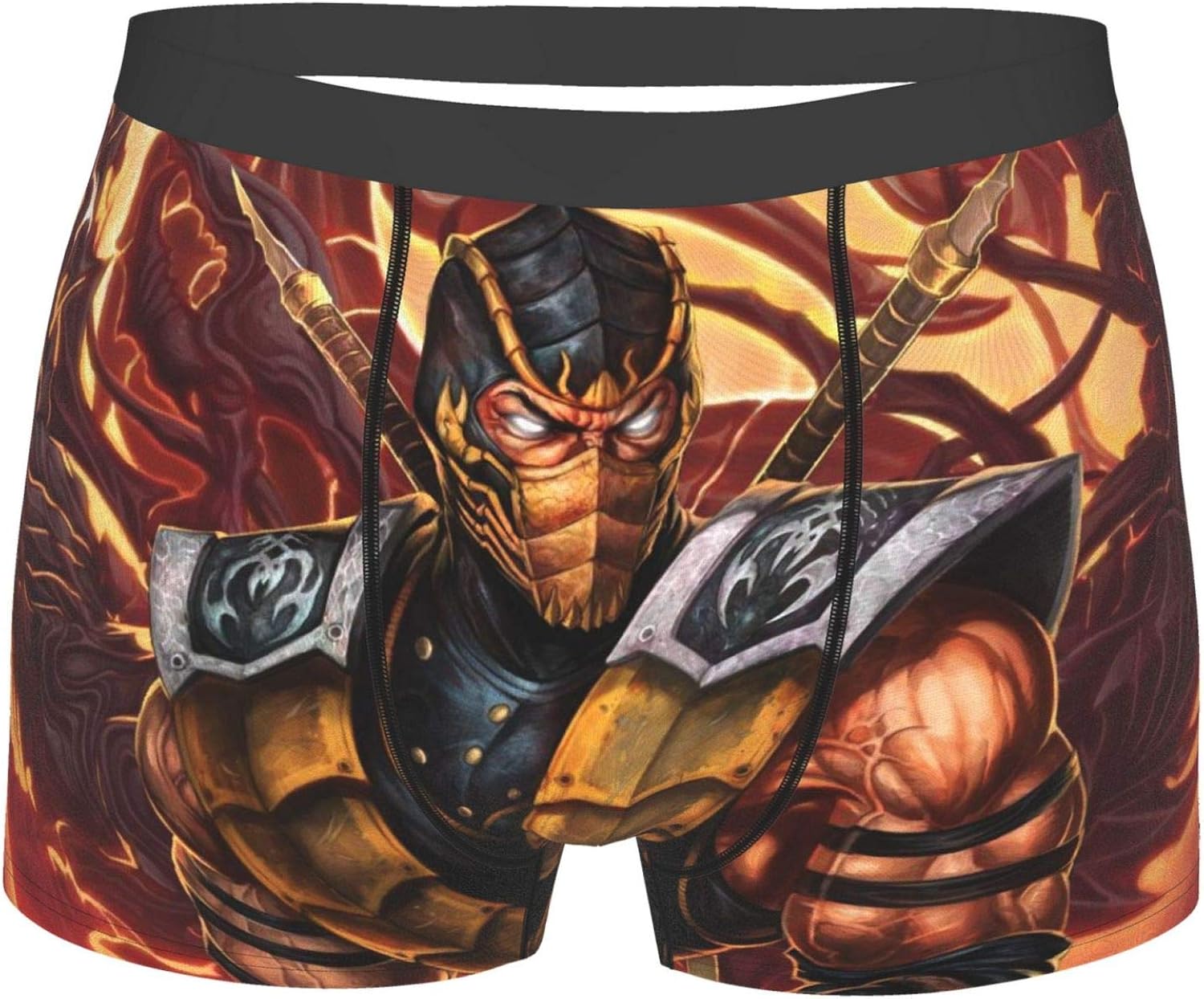 Mortal Kombat Men'S Underwear Super Soft Comfortable And Breathable