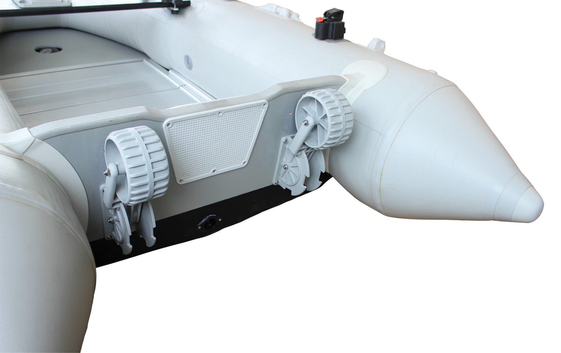 Brocraft Flipup Dinghy Wheels, Fit Dinghy, Aluminum, Inflatable Boat