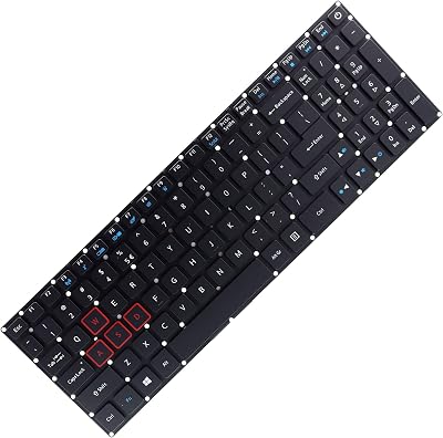 Backlit Keyboard US-INTL 32-pin for Acer Nitro 5 AN515 AN517 Predator Helios 300