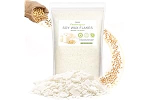 TRINIDa Soy Wax Flakes, Premium Natural Candle Wax 2lb, 100% Soy Wax for Candle Making from Organic Farm, No Additives, Harmless and Pure