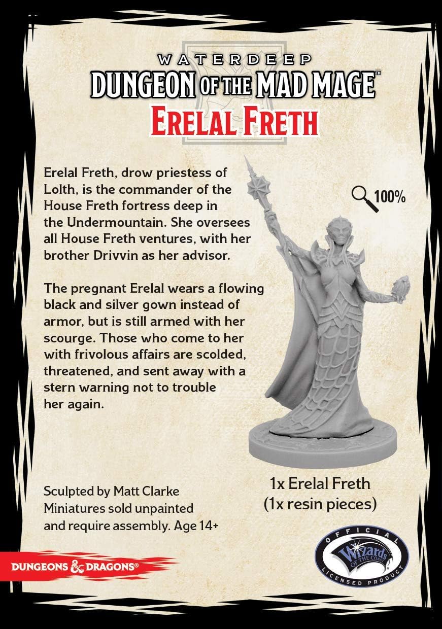 Gale Force Nine D&D: Dungeon of the Mad Mage: Erelal Freth 71078, Purple - Image 3