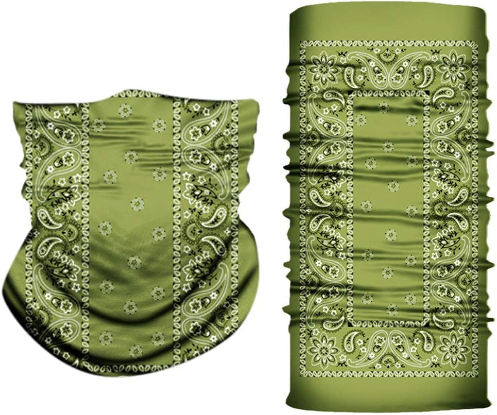 3PC Unisex Seamless Bandana Rave Headband Scarf Headwrap Neckwarmer Riding Mask