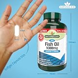 Natures Aid Fish Oil 1000 mg – Omega-3 DHA EPA 120 Softgels High Strength view 3