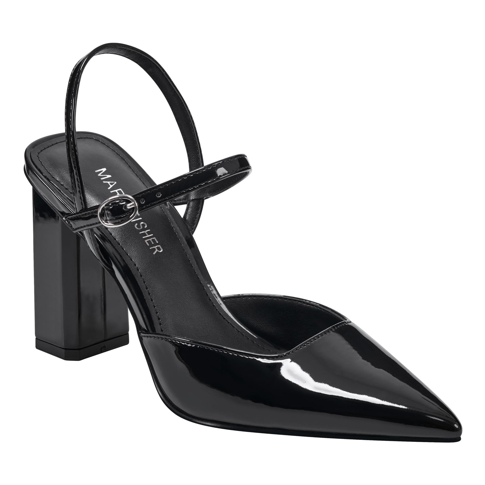 Marc Fisher Women’s DOSTER Pump, Black 001, 9